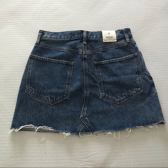 Agolde | Quinn High Rise Mini Skirt - RIDE - Picture 5 of 11